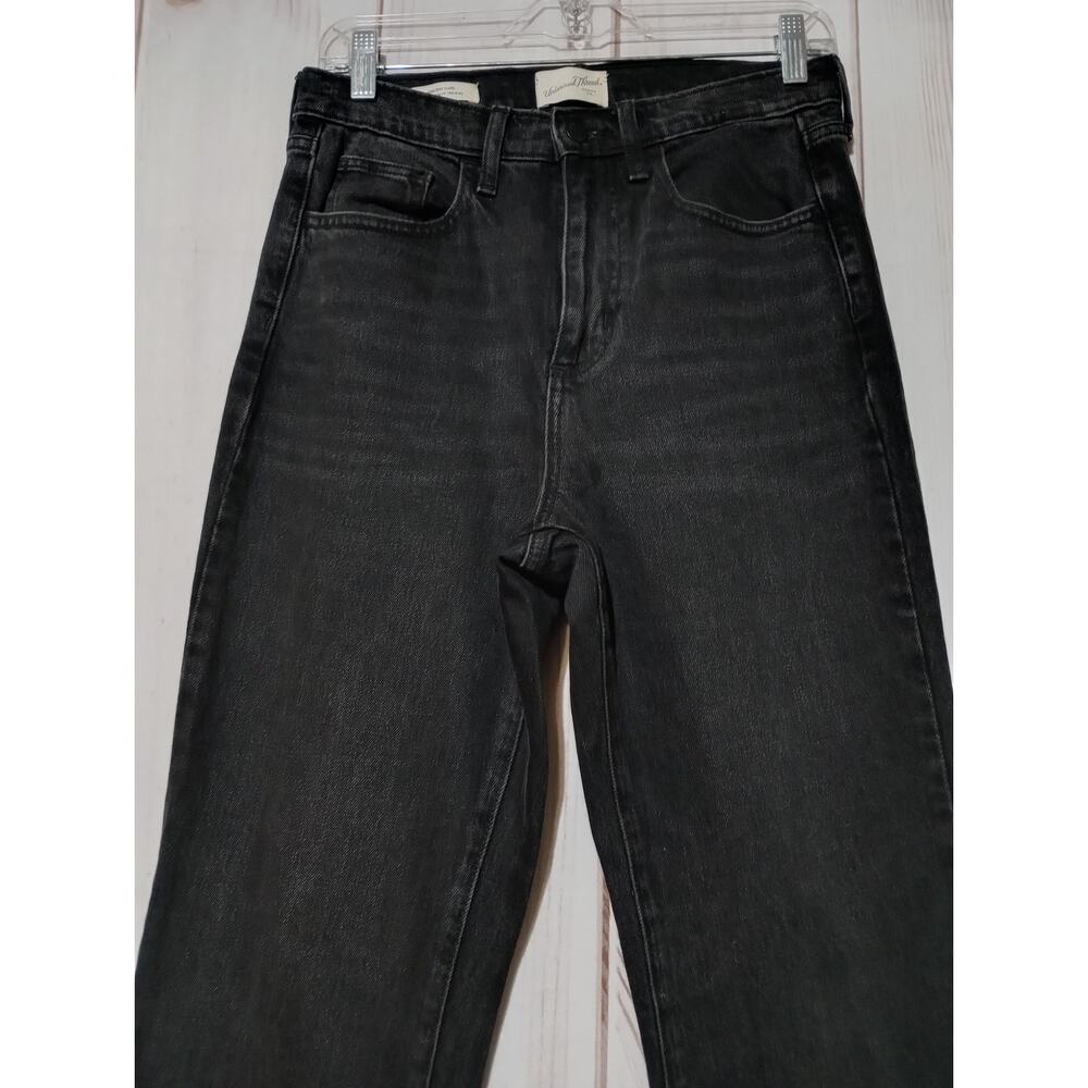 Universal Thread Jeans Ladies 6‎ Black High Rise Flare - Picture 3 of 7